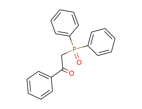 Molecular Structure of 1733-58-0 (Ethanone, 2-(diphenylphosphinyl)-1-phenyl-)