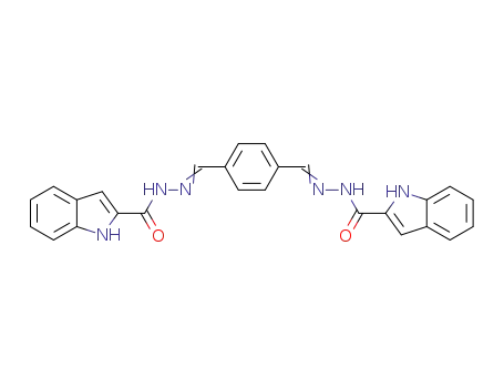 N',N"-(1,4-phenylenebis(methan-1-yl-1-ylidene))bis(1H-indole-2-carbohydrazide)