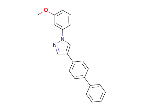 4-(biphenyl-4-yl)-1-(3-methoxyphenyl)-1H-pyrazole