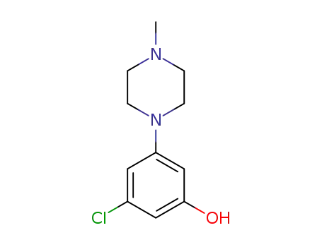 3-chloro-5-(4-methylpiperazin-1-yl)phenol