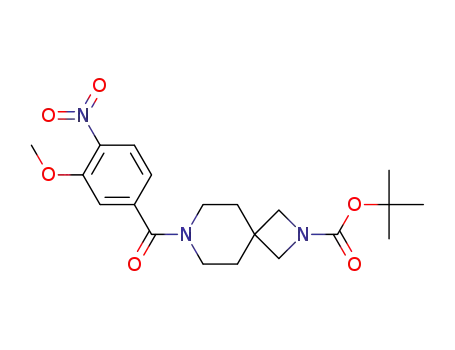 tert-butyl 7-(3-methoxy-4-nitrobenzoyl)-2,7-diazaspiro[3.5]nonane-2-carboxylate