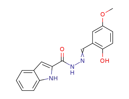N'-[(2-hydroxy-5-methoxyphenyl)methylidene]-1H-indole-2-carbohydrazide