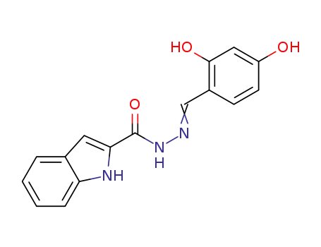 N'-(2,4-dihydroxybenzylidene)-1H-indole-2-carbohydrazide