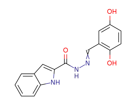 N'-(2,5-dihydroxybenzylidene)-1H-indole-2-carbohydrazide