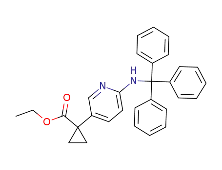 ethyl 1-(6-(tritylamino)pyridin-3-yl)cyclopropane-1-carboxylate