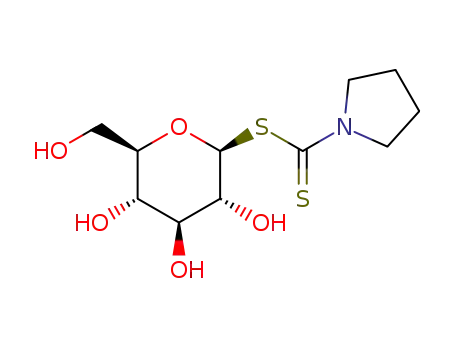 β-D-glucopyranosyl 1-pyrrolidinecarbodithioate