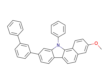 9-([1,1'-biphenyl]-3-yl)-3-methoxy-11-phenylbenzo[a]carbazole