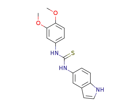 1-(3,4-dimethoxyphenyl)-3-(1H-indol-5-yl)thiourea