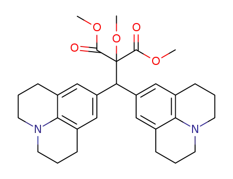 dimethyl 2-(bis(2,3,6,7-tetrahydro-1H,5H-pyrido[3,2,1-ij]quinolin-9-yl)methyl)-2-methoxymalonate