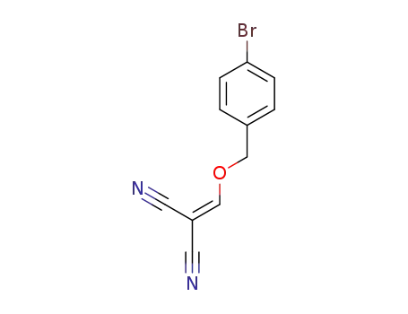 2-[(4-bromophenyl)methoxymethylene]propanedinitrile