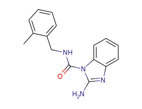 2-amino-N-(o-tolylmethyl)benzimidazole-1-carboxamide