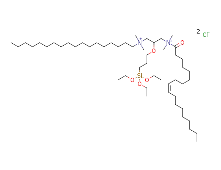 2-triethoxysilane propoxy-1-N,N-dimethyl oleoyl-3-octadecyldimethylammonium propane dichloride