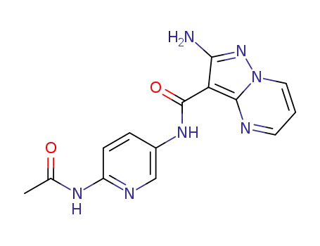 N-(6-acetylaminopyridin-3-yl)-2-aminopyrazolo[1,5-a]pyrimidine-3-carboxamide