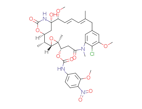maytan-3-O-carbamoyl-N-(3-methoxy-4-nitrobenzene)