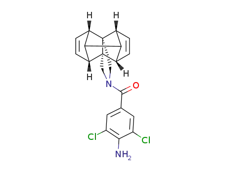 (4-amino-3,5-dichlorophenyl)(3-azahexacyclo[7.6.0.01,5.05,12.06,10.011,15]pentadeca-7,13-dien-3-yl)methanone