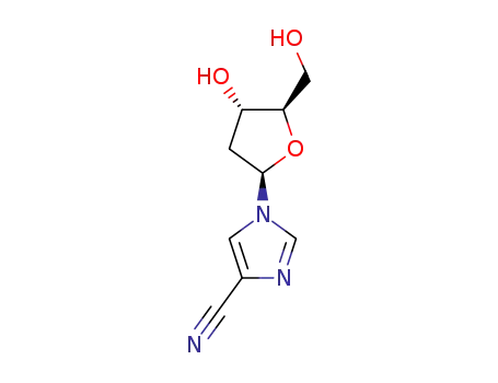 1-(2-deoxy-β-D-ribofuranosyl)-1H-imidazole-4-carbonitrile