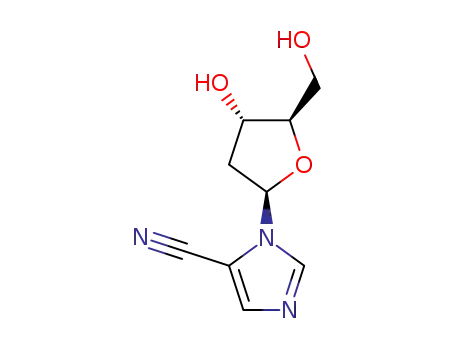 1-(2-deoxy-β-D-ribofuranosyl)-1H-imidazole-5-carbonitrile