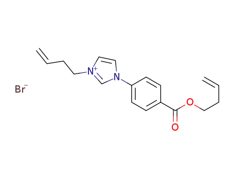 3-(3-buten-1-yl)-1-{4-[(3-buten-1-yloxy)carbonyl]phenyl}imidazolium bromide