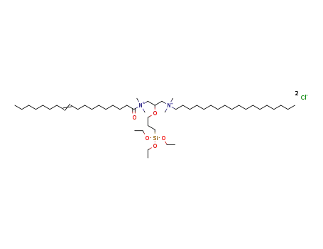 2-triethoxysilylpropoxy-1-N,N-dimethyloleoyl-3-octadecyldimethylammoniumpropane dichloride