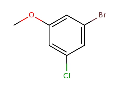 Molecular Structure of 174913-12-3 (1-BROMO-3-CHLORO-5-METHOXYBENZENE)