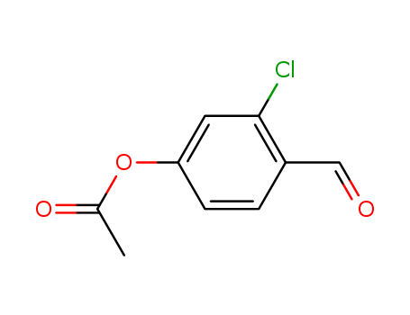 Benzaldehyde, 4-(acetyloxy)-2-chloro-