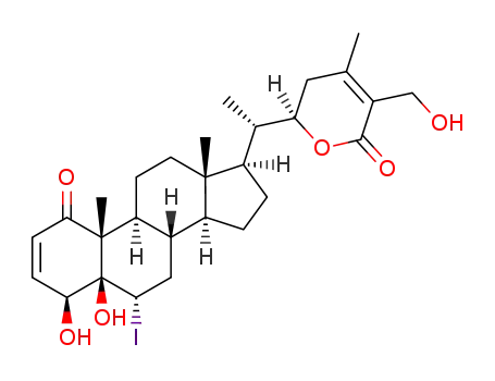 (22R)-4β,5β,27-trihydroxy-6α-iodo-1-oxowitha-2,24-dienolide