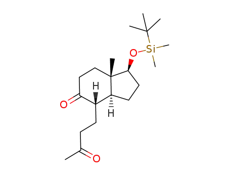 1-(tert-butyldimethylsilyloxy)-7a-methyl-4-(3-oxobutyl)hexahydro-1H-inden-5(6)-one