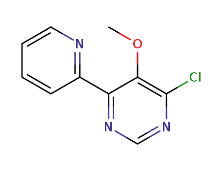 4-chloro-5-methoxy-6-(pyridin-2-yl)pyrimidine