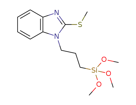 2-(methylthio)-1-(5-(trimethoxysilyl)propyl)-1H-benzimidazole