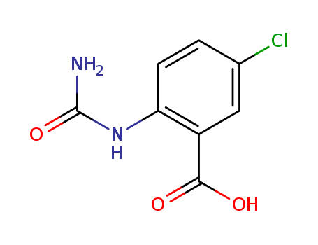 Benzoic acid, 2-[(aminocarbonyl)amino]-5-chloro-