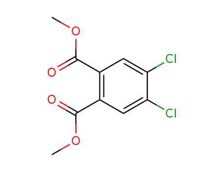 Molecular Structure of 106727-86-0 (1,2-Benzenedicarboxylic acid, 4,5-dichloro-, dimethyl ester)