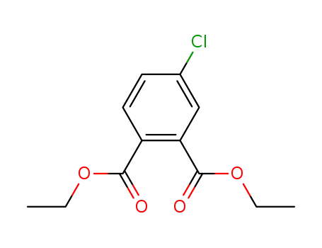 Molecular Structure of 38717-95-2 (1,2-Benzenedicarboxylic acid, 4-chloro-, diethyl ester)