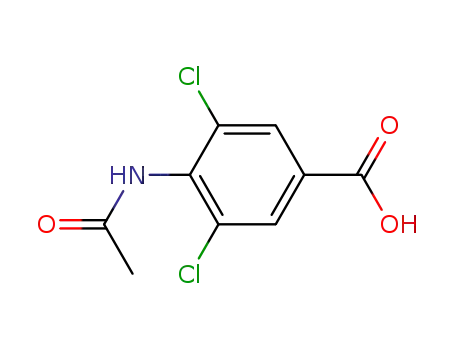 Benzoic acid, 4-(acetylamino)-3,5-dichloro-