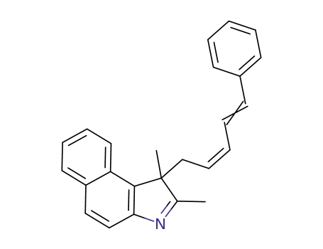 1,2-dimethyl-1-(5-phenylpenta-2,4-dien-1-yl)-1H-benzo[e]indole