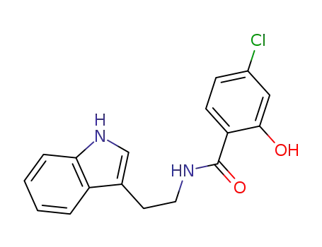 4-chloro-2-hydroxy-N-[2-(1H-indol-3-yl)ethyl]benzamide