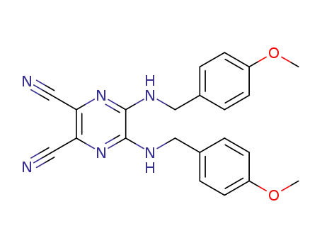 5,6-bis(4-methoxybenzyl)amino-2,3-dicyanopyrazine