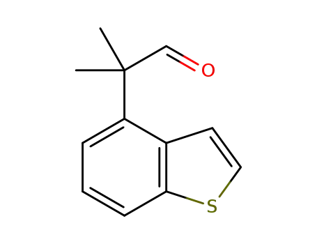 2-(benzo[b]thiophen-4-yl)-2-methylpropanal