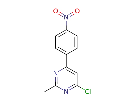 4-chloro-2-methyl-6-(4-nitro-phenyl)-pyrimidine