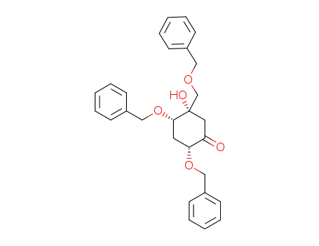 (4S,5S)-2,4-bis(benzyloxy)-5-((benzyloxy)methyl)-5-hydroxycyclohexan-1-one