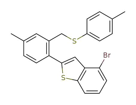4-bromo-2-(4-methyl-2-(p-tolylthiomethyl)phenyl)benzo[b]thiophene