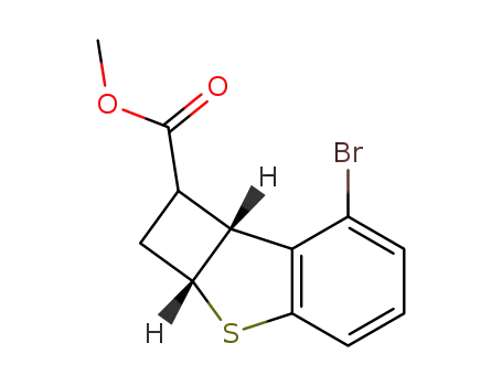 methyl (2a,7b)-cis-7-bromo-1,2,2a,7b-tetrahydrobenzo[b]cyclobuta[d]thiophene-1-carboxylate