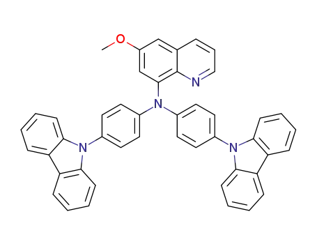N,N-bis(4-(9H-carbazol-9-yl)phenyl)-6-(methoxy)quinolin‐8‐amine