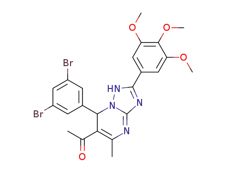 1-[7-(3,5-dibromophenyl)-5-methyl-2-(3,4,5-trimethoxyphenyl)-1,7-dihydro-[1,2,4]triazolo [1,5-a]pyrimidin-6-yl]ethanone