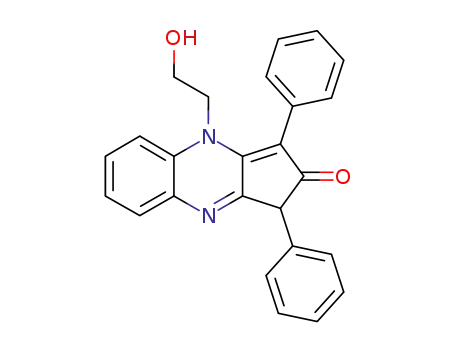 4-(2-hydroxy-ethyl)-1,3-diphenyl-1,4-dihydro-cyclopenta[b]quinoxalin-2-one
