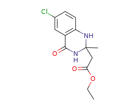 Ethyl 2-(6-chloro-2-methyl-4-oxo-1,2,3,4-tetrahydroquinazolin-2-yl)acetate