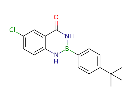 6-chloro-2-(4-(tert-butyl)phenyl)-2,3-dihydrobenzo[d][1,3,2]diazaborinin-4(1H)-one