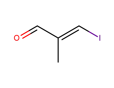 Molecular Structure of 106484-89-3 (2-Propenal, 3-iodo-2-methyl-, (2E)-)