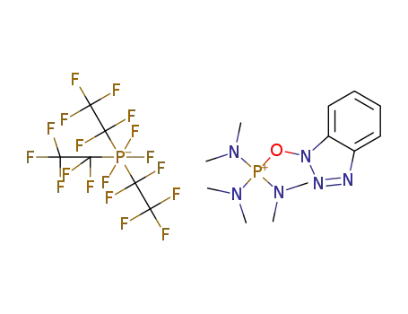 (benzotriazol-1-yloxy)tris(dimethylamino)phosphonium tris(pentafluoroethyl)trifluorophosphate