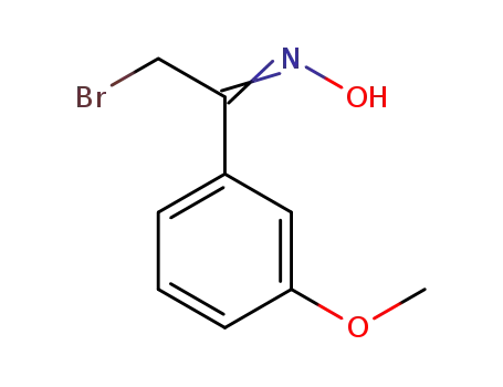 2-bromo-1-(3-methoxyphenyl)ethan-1-one oxime
