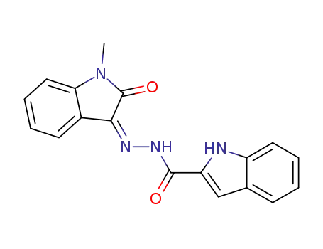 N'-[(3Z)-1-methyl-2-oxo-1,2-dihydro-3H-indol-3-ylidene]-1H-indole-2-carbohydrazide